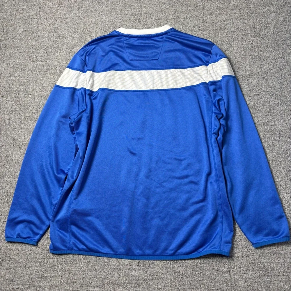 UCLA Adidas Long Sleeve Shirt Mens L Blue NCAA Training Climalite 4976A